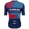 Completo Maglia + Pantaloncino con bretelle 2023 Trek Factory Racing XC Manica Corta Blu Scuro